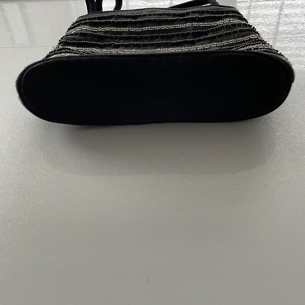 Black Beaded Evening Bag - Picture 7 of 7